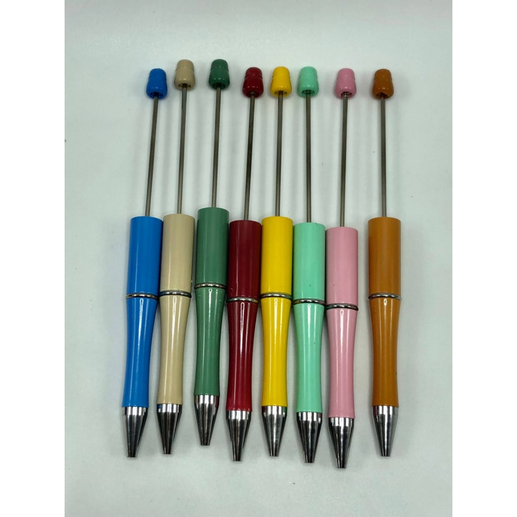 Beadable Pens | Beaded Pens for DIY | Numbers 66, 68, 69, 70, 71, 72, 73,  74 Random Mix